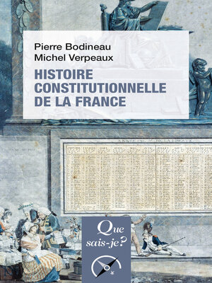 cover image of Histoire constitutionnelle de la France